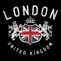 London Great Britain Vintage Crown Flag T Shirt Zipper Hoodie | Artistshot