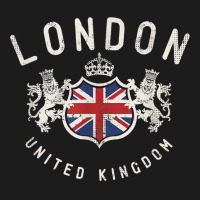 London Great Britain Vintage Crown Flag T Shirt Hoodie & Jogger Set | Artistshot