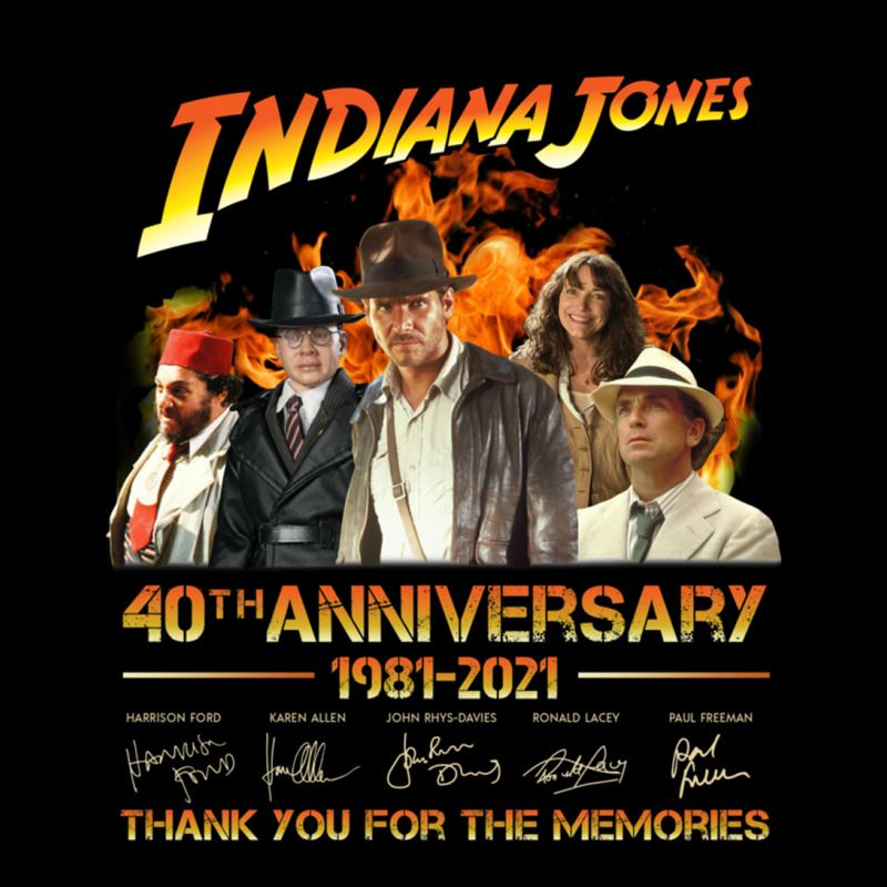 Indiana Jones 40th Anniversary 1981-2021 Thank You For The Memories Un Pocket T-shirt | Artistshot