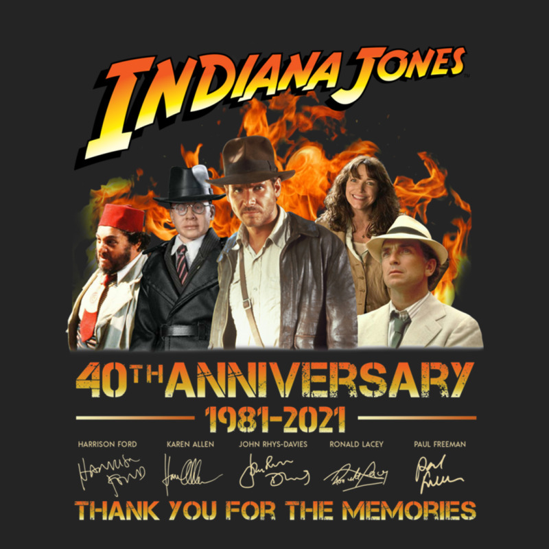 Indiana Jones 40th Anniversary 1981-2021 Thank You For The Memories Un 3/4 Sleeve Shirt | Artistshot