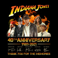 Indiana Jones 40th Anniversary 1981-2021 Thank You For The Memories Un Men's 3/4 Sleeve Pajama Set | Artistshot