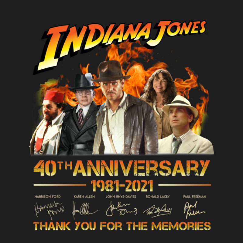 Indiana Jones 40th Anniversary 1981-2021 Thank You For The Memories Un Classic T-shirt | Artistshot