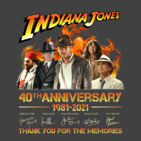 Indiana Jones 40th Anniversary 1981-2021 Thank You For The Memories Un Vintage T-shirt | Artistshot