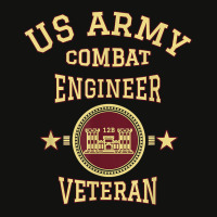 Army Combat Engineer Veteran Essayons Military Vintage Gift Scorecard Crop Tee | Artistshot