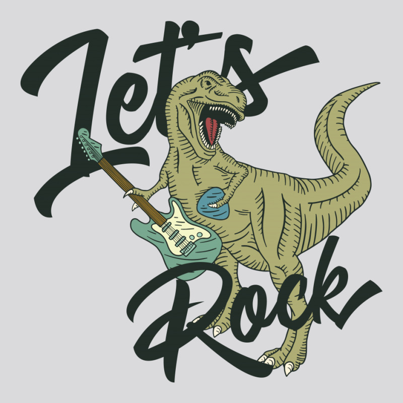 T Rex Music Lets Rock Women's Triblend Scoop T-shirt by Perfect Designers | Artistshot