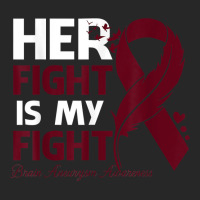 Her Fight Is My Fight Brain Aneurysm Awareness Feather T Shirt Women's Pajamas Set | Artistshot