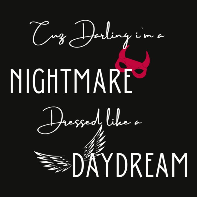 Darling I Am A Nightmare Dressed Like A Daydream (blank Space  Taylor) Scorecard Crop Tee by JenniferAllen | Artistshot