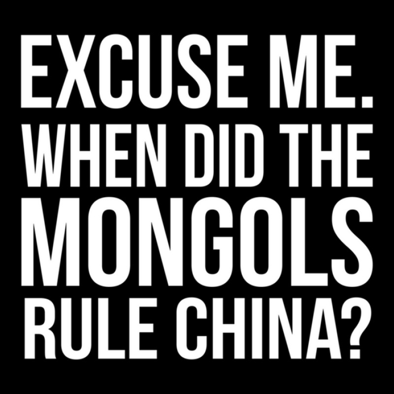 Excuse Me. When Did The Mongols Rule China Conversation Quote Adjustable Cap by WilliamStinnett | Artistshot