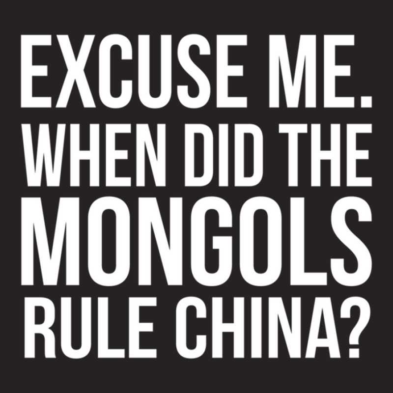 Excuse Me. When Did The Mongols Rule China Conversation Quote Vintage Cap by WilliamStinnett | Artistshot