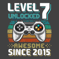 Level 7 Unlocked Awesome 2015 Video Game 7th Birthday T Shirt Vintage T-shirt | Artistshot