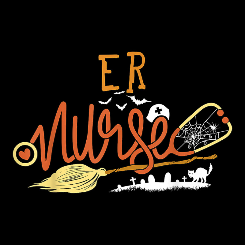 Er Nurse Halloween Ed Emergency Room Nursing Witch On Broom T Shirt Fleece Short | Artistshot