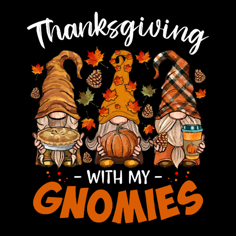 Thanksgiving With My Gnomie Leopard Pumpkin Funny Autumn Gnomes  T- Zipper Hoodie | Artistshot