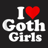 I Love Heart Goth Girls Tank Top T-shirt | Artistshot