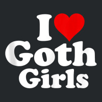 I Love Heart Goth Girls Tank Top Crewneck Sweatshirt | Artistshot