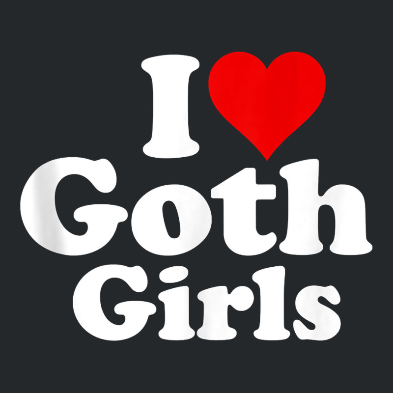 I Love Heart Goth Girls Tank Top Crewneck Sweatshirt | Artistshot