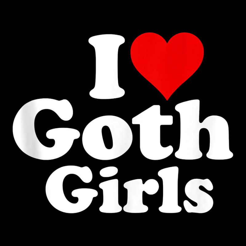 I Love Heart Goth Girls Tank Top Zipper Hoodie | Artistshot