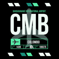 Colombo (cmb) Airport Code Baggage Tag V-neck Tee | Artistshot