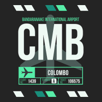 Colombo (cmb) Airport Code Baggage Tag 3/4 Sleeve Shirt | Artistshot