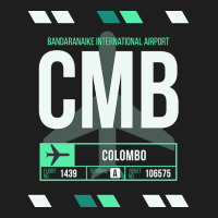 Colombo (cmb) Airport Code Baggage Tag Classic T-shirt | Artistshot