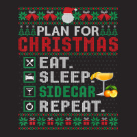 Plan For Christmas Eat Sleep Sidecar Repeat Cocktail T Shirt Vintage Cap | Artistshot