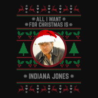 All I Want For Christmas Is Indiana Jones Crop Top | Artistshot