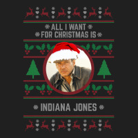 All I Want For Christmas Is Indiana Jones Ladies Polo Shirt | Artistshot