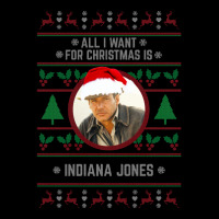 All I Want For Christmas Is Indiana Jones Cropped Sweater | Artistshot