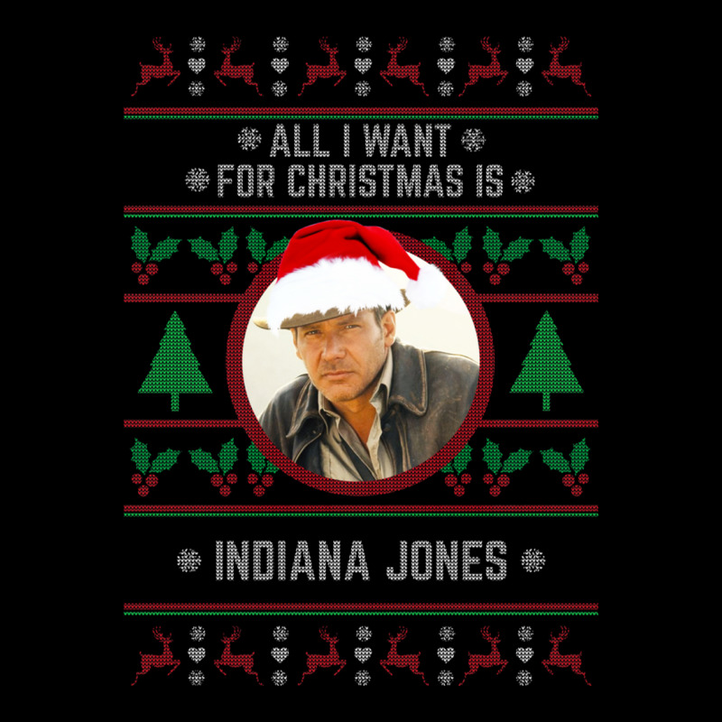 All I Want For Christmas Is Indiana Jones Cropped Sweater | Artistshot