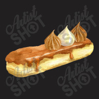 Caramel Eclair  Salted Caramel Eclair With Meringue Toppings T-shirt | Artistshot