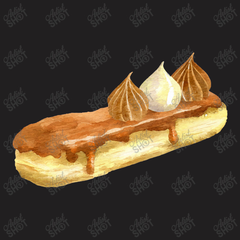 Caramel Eclair  Salted Caramel Eclair With Meringue Toppings T-shirt | Artistshot