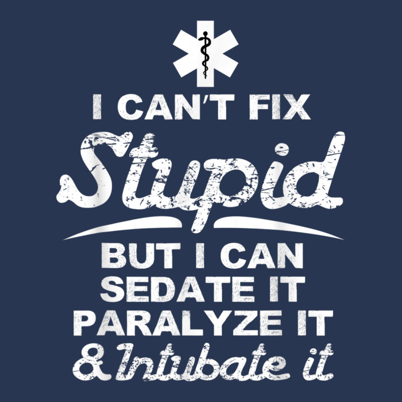 Paramedic Emt Gift Can Sedate And Paralyze Stupid Funny Ems Tshirt Men Denim Jacket by SparkleTzeremes | Artistshot