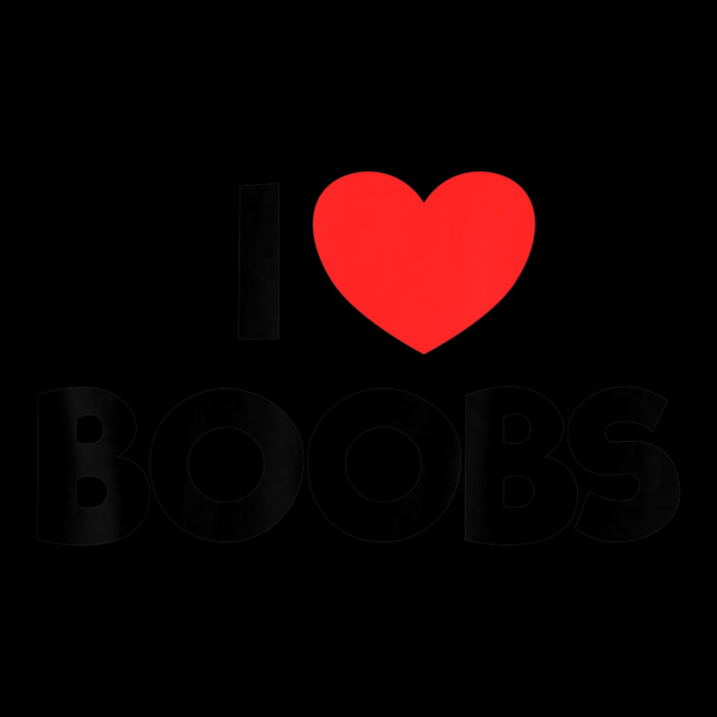 I Love Boobs Boob Lover Quote Men's I Love Boobs Cropped Sweater by cm-arts | Artistshot