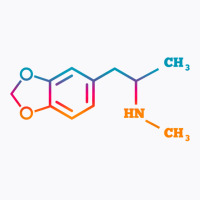 Mdma Ecstasy Techno Chemical Molecule Funny Edm Rave Party T Shirt T-shirt | Artistshot