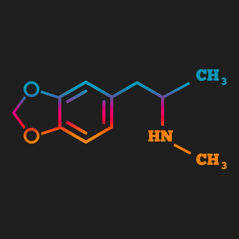 Mdma Ecstasy Techno Chemical Molecule Funny Edm Rave Party T Shirt Classic T-shirt | Artistshot