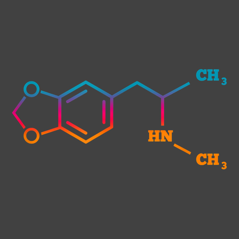 Mdma Ecstasy Techno Chemical Molecule Funny Edm Rave Party T Shirt Vintage T-shirt | Artistshot