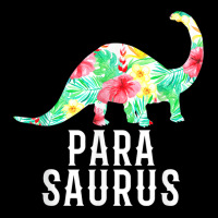 Parasaurus Paraprofessional Funny Dinosaur Floral Tshirt V-neck Tee | Artistshot