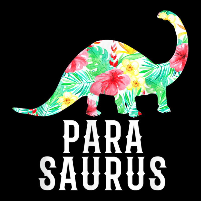 Parasaurus Paraprofessional Funny Dinosaur Floral Tshirt Zipper Hoodie | Artistshot