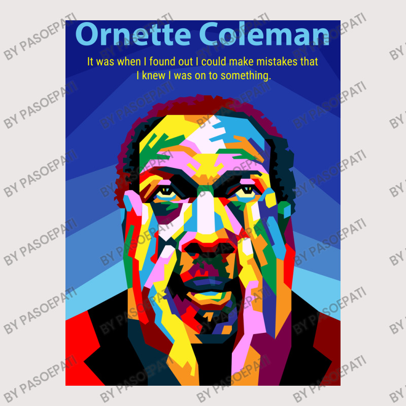 Ornette Coleman In Wpap Pop Art Pocket T-shirt | Artistshot