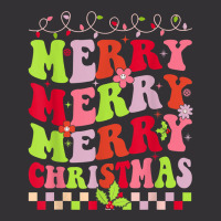 Groovy Merry Christmas Xmas Lights Family Matching Pajama T Shirt Vintage Hoodie | Artistshot