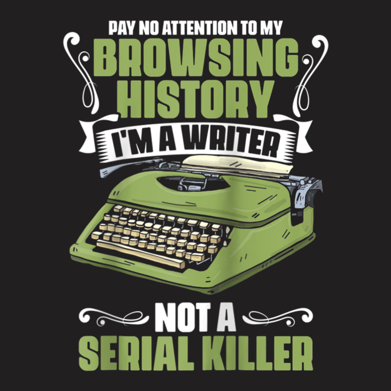 Pay No Attention To My Browsing History Funny Novel Novelist Raglan Ba T-Shirt by cm-arts | Artistshot