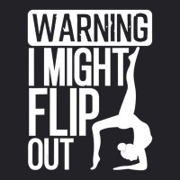 Warning I Might Flip Out Gymnastics Art For Girls Boys Youth Tee | Artistshot