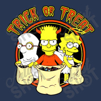 Trick Or Treat Simpsons Men Denim Jacket | Artistshot