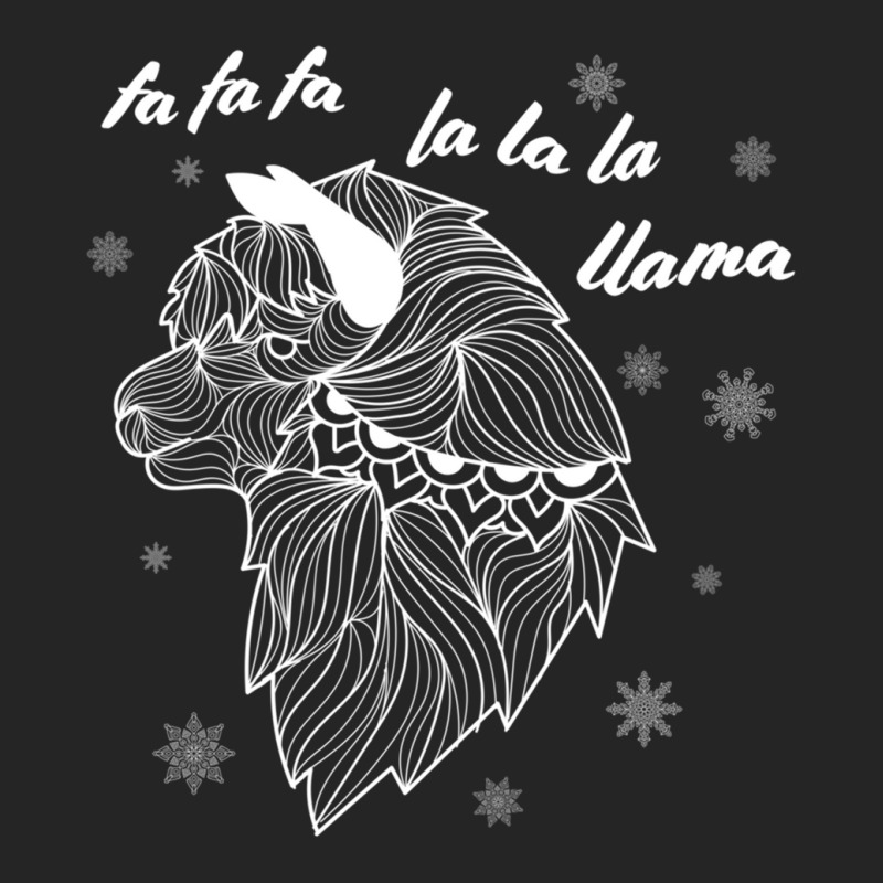 Fa La La La Llama Christmas Lights Snowflakes                  (5) Unisex Hoodie | Artistshot