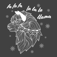 Fa La La La Llama Christmas Lights Snowflakes                  (5) Vintage T-shirt | Artistshot