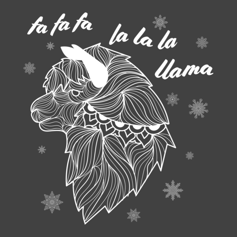 Fa La La La Llama Christmas Lights Snowflakes                  (5) Vintage T-shirt | Artistshot