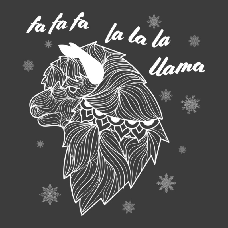 Fa La La La Llama Christmas Lights Snowflakes                  (5) Men's Polo Shirt | Artistshot