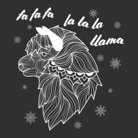 Fa La La La Llama Christmas Lights Snowflakes                  (5) Champion Hoodie | Artistshot