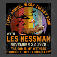 First Annual Wkrp Turkey Food   Les Nessman Vintage T-shirt | Artistshot