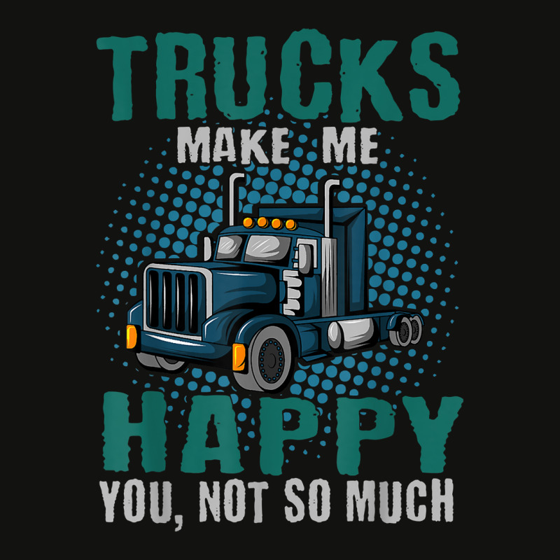 Truck Driver Trucker Truckie Lgv Driving Vehicle Teamster T Shirt Scorecard Crop Tee by cm-arts | Artistshot