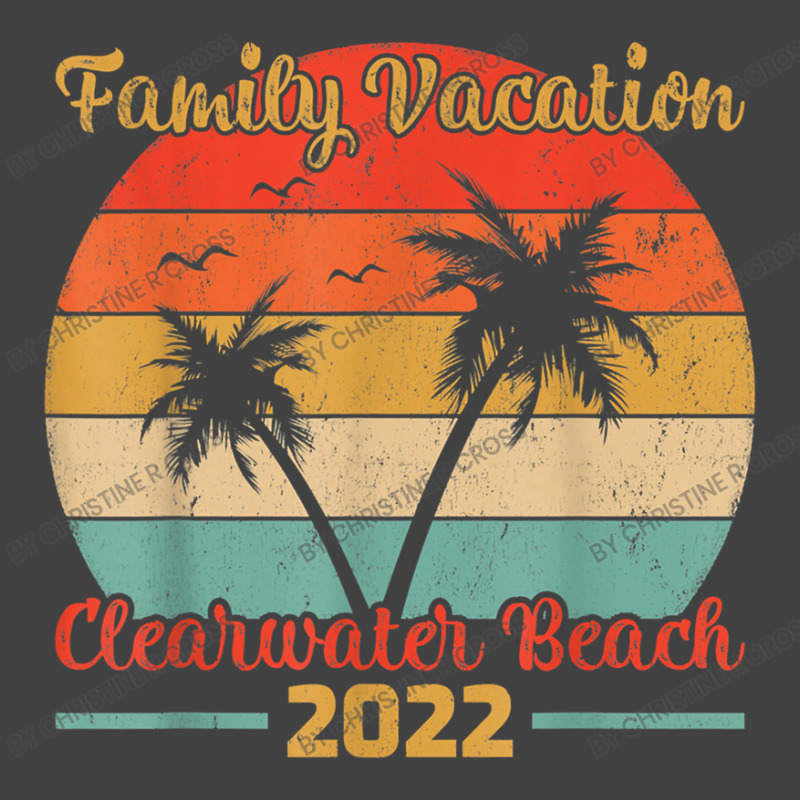 Vintage Style Family Vacation 2022 Florida Clearwater Beach Vintage T-Shirt by Christine R Cross | Artistshot